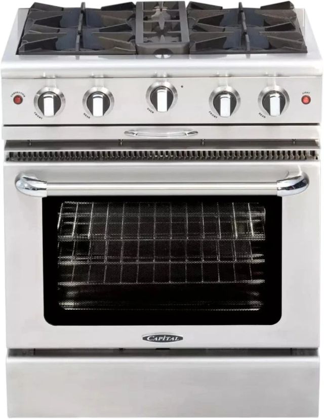 Capital Cooking™ Culinarian 30" Stainless Steel Freestanding Gas Range-0