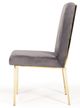 VIG Furniture Modrest 2-Piece Gold/Gray Dining Chair Set-2