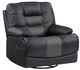 Homelegance® Fabian Dark Gray/Gray Swivel Glider Reclining Chair-0