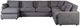 Porter International Designs Cullen 4-Piece Gray Left-Arm Facing Sectional-1