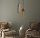 Cal® Lighting & Accessories Wigan Basswood/Black Pendant-4