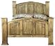 Vintage Furniture Mansion Wax King Panel Bed-0