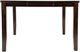 Mazin Furniture Mantello 6-Piece Cherry/Dark Brown Counter Height Dining Set-4