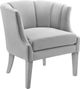 TOV Furniture Turin Grey Velvet Chair-0