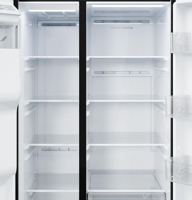 GE® ENERGY STAR® 36" 27.9 Cu. Ft. Fingerprint Resistant Stainless Steel Side-by-Side Refrigerator with Extra Tall Dispenser and In-Door Icemaker-2