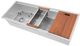 ZLINE Garmisch 45" Stainless Steel Undermount Single Bowl Kitchen Sink with Bottom Grid and Accessories-3