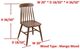 Forty West Mitchell 2-Piece Brown Dining Chair Set-1