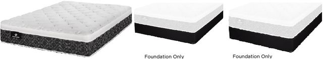 Kingsdown® Coralberry Wrapped Coil Pillow Top California King Mattress and Ellis Standard Foundation-0