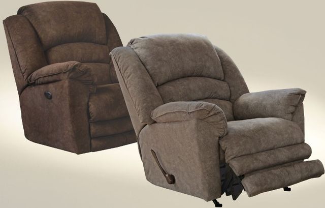Catnapper® Rialto Chocolate Chaise Rocker Recliner-2