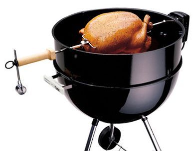 Weber® Grills® 22" Black Rotisserie-1