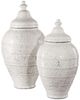 Currey & Company Virginal Antique White Large Jar-4