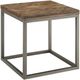 Steve Silver Co. Lorenza Natural Honey End Table with Gray Base-0