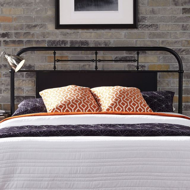 Liberty Furniture Vintage Black Queen Metal Rod Bed-1