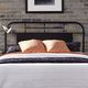 Liberty Furniture Vintage Distressed Black Queen Metal Rod Bed-1