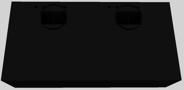 Vent-A-Hood® 48" Black Wall Mounted Range Hood-2