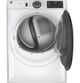 GE® 7.8 Cu. Ft. White Smart Front Load Electric Dryer with Sanitize Cycle-2