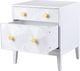 TOV Furniture by TOV Luxe White Mila Lacquer Side Table-2