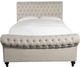 Parker House® Jackie Crepe Queen Upholstered Sleigh Bed-3