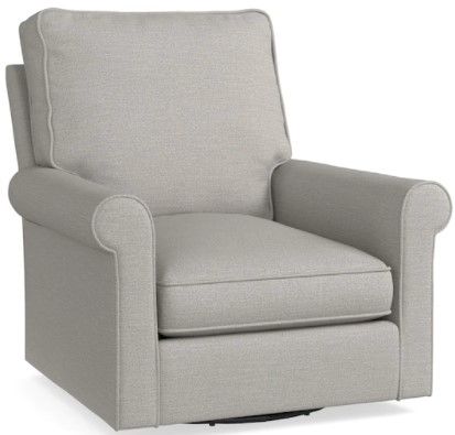 Bassett® Furniture Oswell Gray Swivel Glider-0