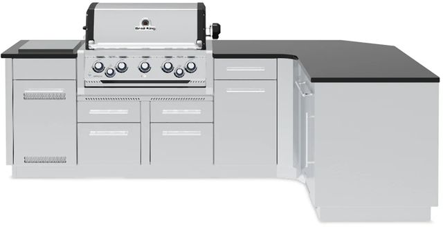 Broil King® Imperial™ S 590iG Stainless Steel Liquid Propane Outdoor Kitchen Kit-0