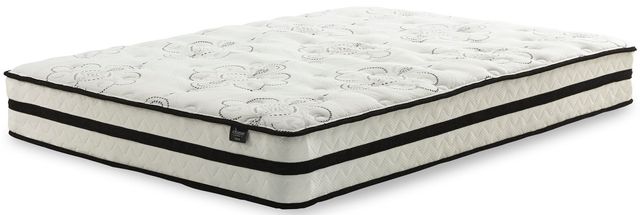 Sierra Sleep® by Ashley® Chime 2-Piece 10" Hybrid and Best Adjustable Base Queen Mattress Set-1