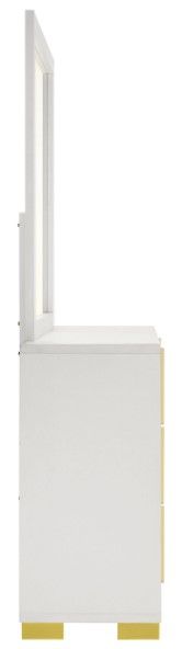 Coaster® Marceline White Dresser and Mirror-2