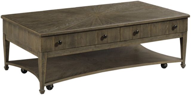 Hammary® Emporium Carmine Shadow Rectangular Coffee Table-0