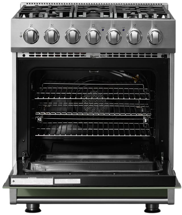 Viking® 3 Series 30" Eucalyptus Pro StyleNatural Gas Range-1