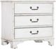 Hooker® Furniture Charleston White Heron 3-Drawer Nightstand-0