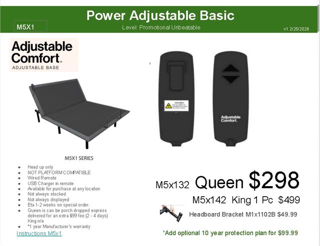 Sierra Sleep® By Ashley® Head Up Only Charcoal Gray King Adjustable Head Base-0