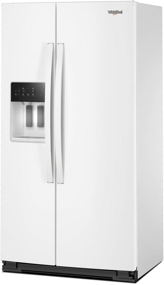 Whirlpool® 36" 20.9 Cu. Ft. White Counter Depth Side by Side Refrigerator-3