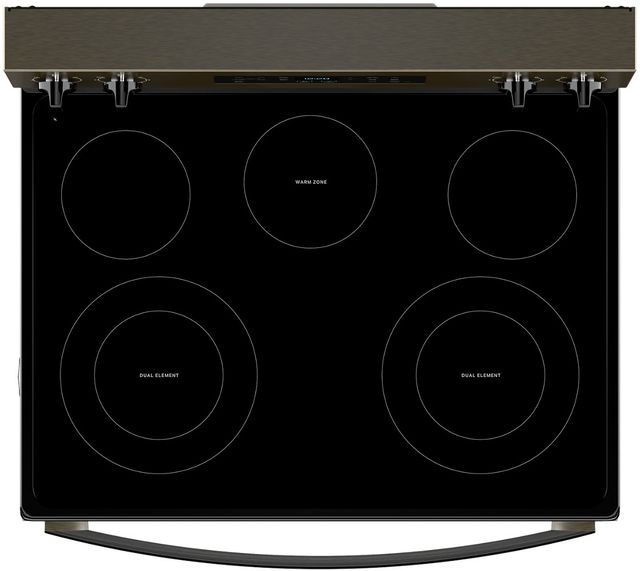 Whirlpool® 30" Black Stainless Steel Freestanding Electric Range with No Preheat Mode and Steam Clean-3