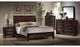 Elements International Emily Mahogany Dresser and Mirror Set-4