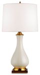 Currey & Company Lynton Cream Crackle/Brass Table Lamp-0