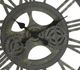 Crestview Collection Real Time Distressed Dark Brown/White Wall Clock-1