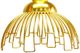 A & B Home 4-Piece Gold Florence Showers Pendant Lights-1