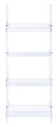 Coaster® Amaturo Clear 4-Shelf Ladder Bookcase-1