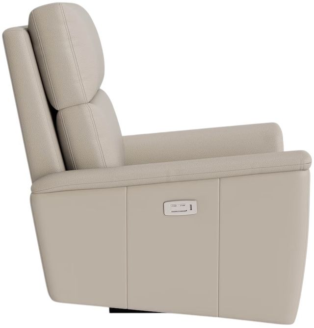Bassett® Furniture Customizable Harris Leather Pad Arm Zero Gravity Power Recliner-2