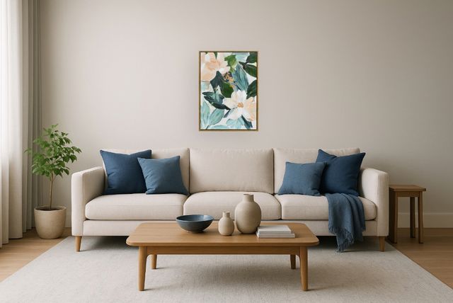 Classy Living Poetic Floral Serenity I Wall Art-1