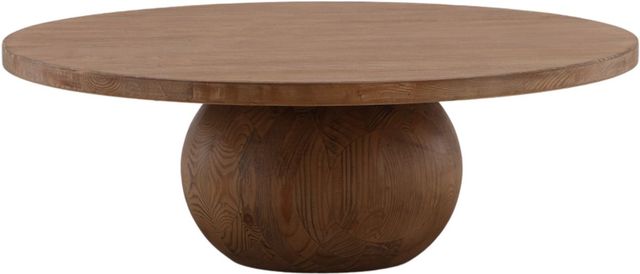 Dovetail Furniture Belize Brown Coffee Table-0