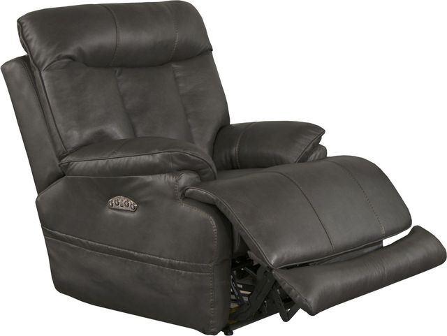 Catnapper® Naples Steel Power Headrest with Lumbar Power Lay Flat Recliner with Extended Ottoman-1