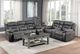 Homelegance® Madrona Hill Gray Manual Reclining Sofa-4