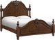 Elements International Northridge Cherry Queen Panel Bed-0