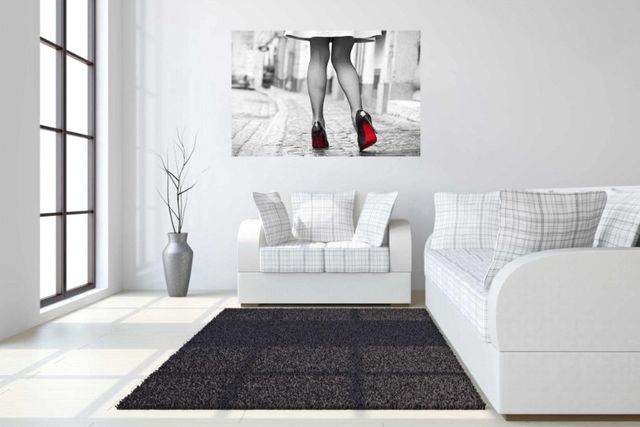 Classy Living Red Bottom Runway Wall Art-1