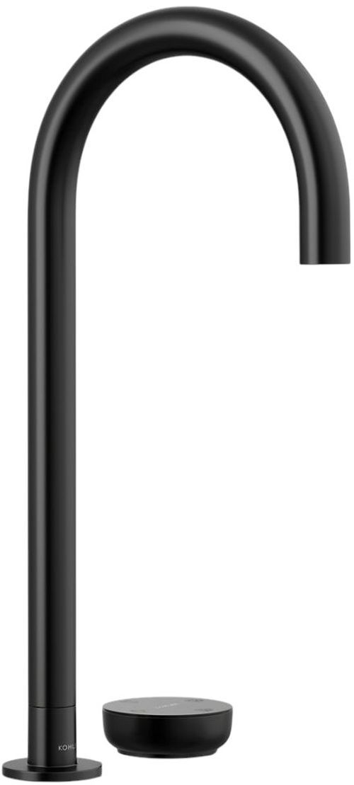 KOHLER® Aquifer® Matte Black 4-in-1 Tall Arc Beverage Faucet-0