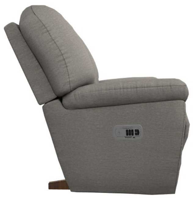 La-Z-Boy® Maverick Stone Power Rocking Recliner with Headrest-3