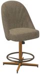 Chromcraft Customizable Landry Swivel Tilt Counter Height Dining Stool-0