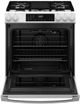 GE® 600 Series 30" White Slide-In Gas Range-1