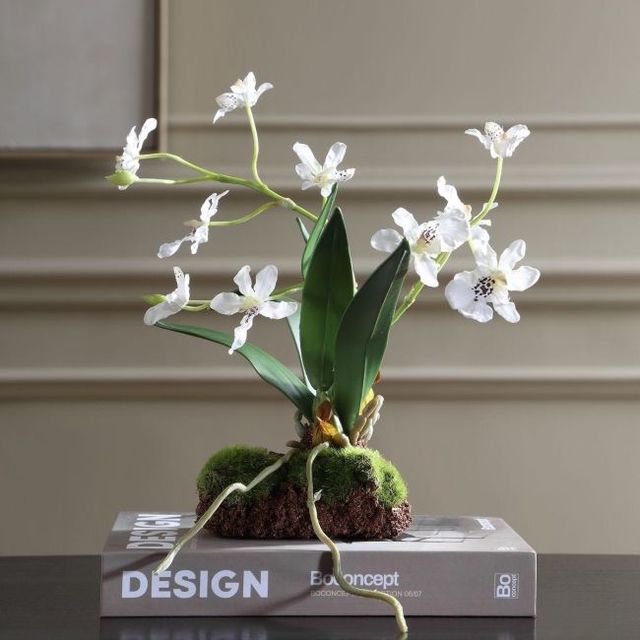 Uttermost® Clovis Green/White Orchid-2