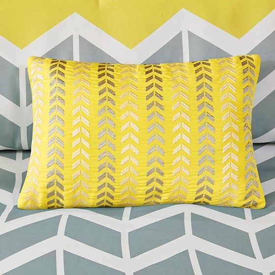 Olliix by Intelligent Design Nadia Yellow Twin/Twin XL Comforter Set-4